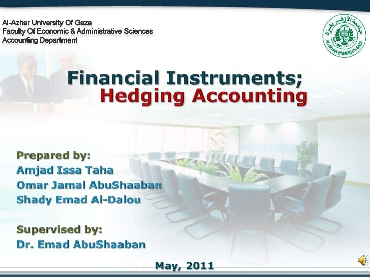 Forex hedge accounting entries